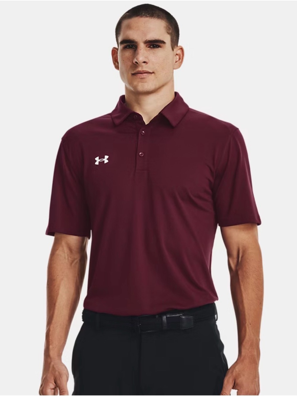 Under Armour Men’s Maroon Performance Polo Shirt